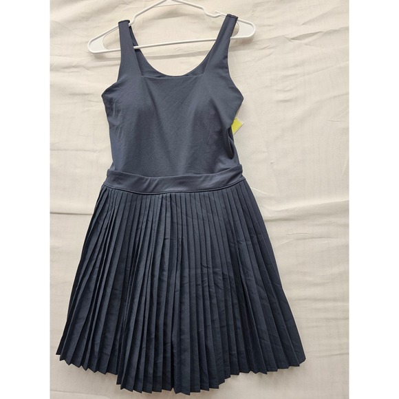 all in motion Dresses & Skirts - All in Motion Womens Pleated Active Dress Blue Polyester Blend Athletic Size S